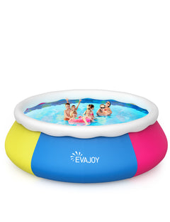 15ft *35in Inflatable Swimming Pool Include Filter Pump, Ground Cloth and Cover