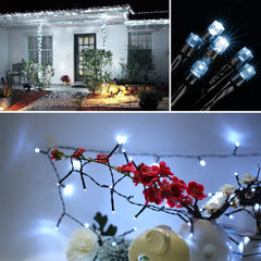 Solar String Lights LED Solar Power Fairy String Light 22M 200 LEDs 8 Lighting Mode White Light Waterproof