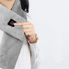 Electric Heated Scarf USB Heating Neck Wrap Unisex Winter Heated Neck Shawl